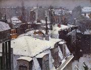 Gustave Caillebotte Snow-s housetop oil painting picture wholesale
